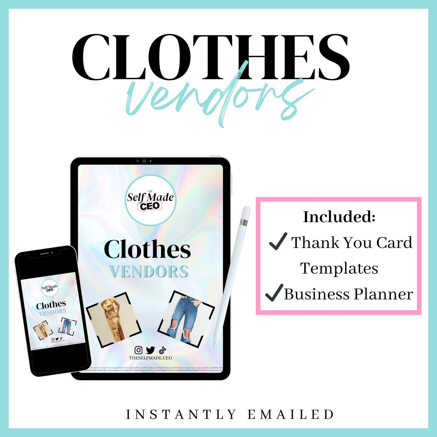 Clothes Vendors - The Self Made CEO - Clothes Vendors