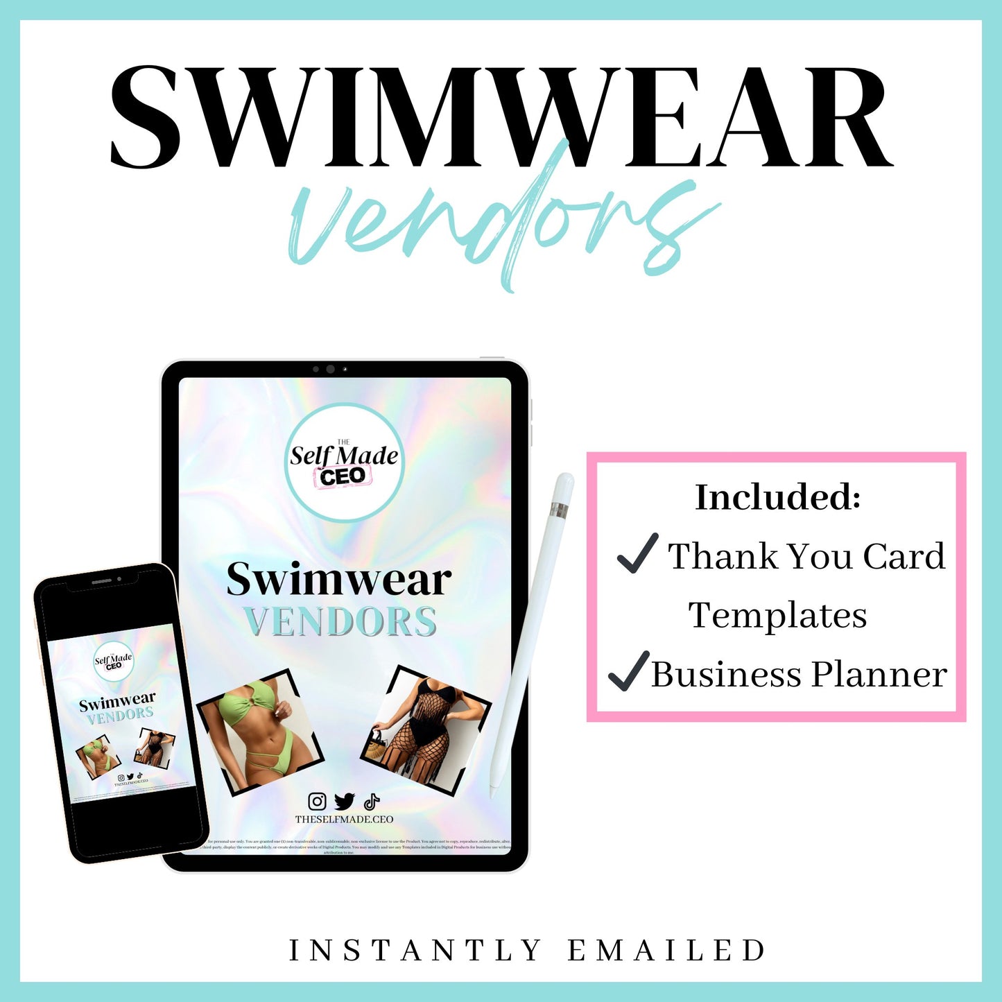 Swimwear Vendors - The Self Made CEO - Swimwear Vendors