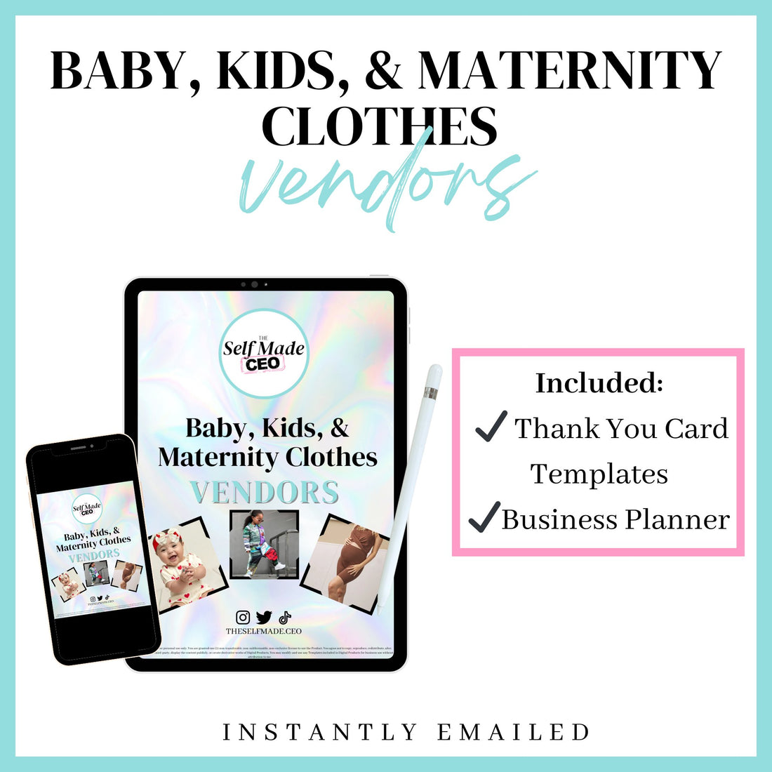 TOP Baby, Kids, and Maternity Clothes Vendors LIST The Self Made CEO
