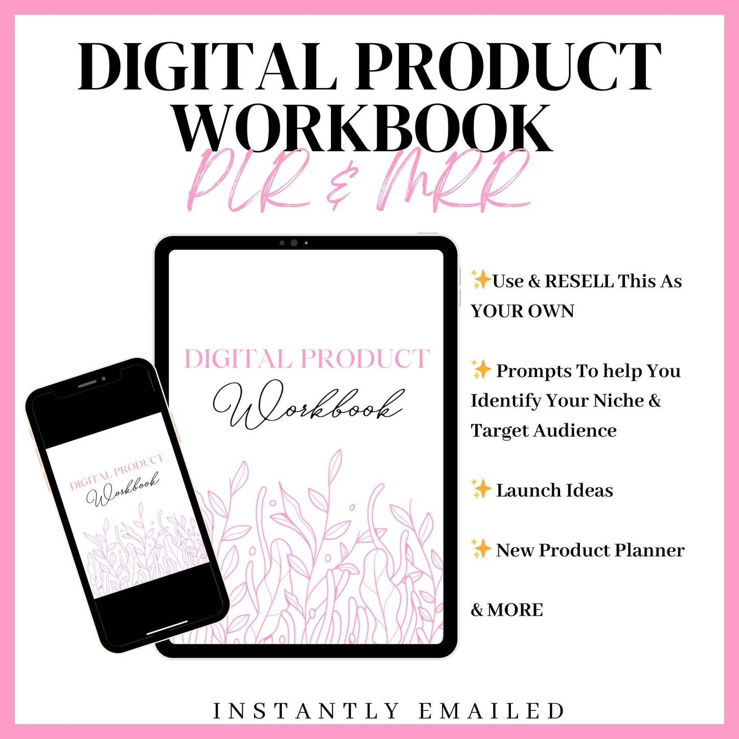 DFY Digital Products Workbook - The Self Made CEO -