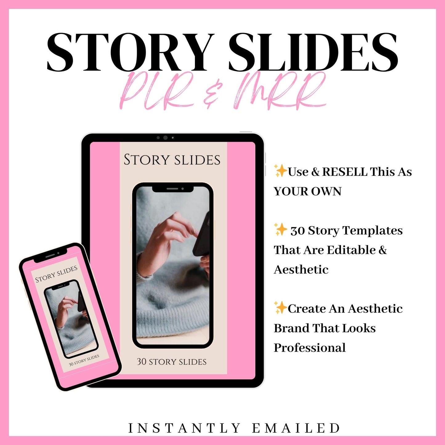 DFY Story Slides Templates - The Self Made CEO -
