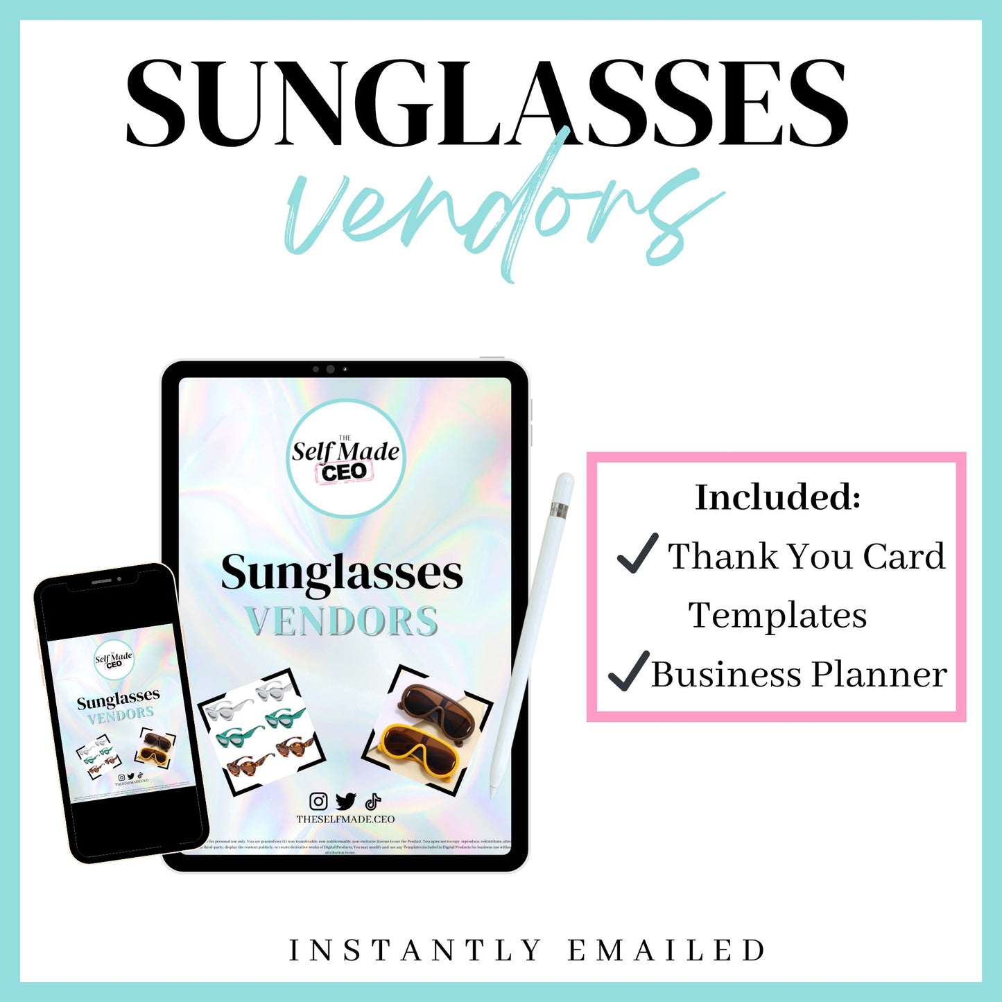 Sunglasses Vendors - The Self Made CEO -